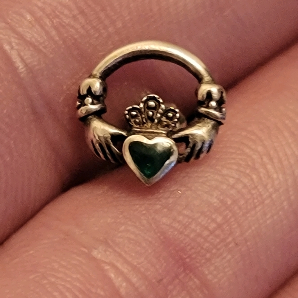 Claddagh Earring and bracelet set. Made in Ireland